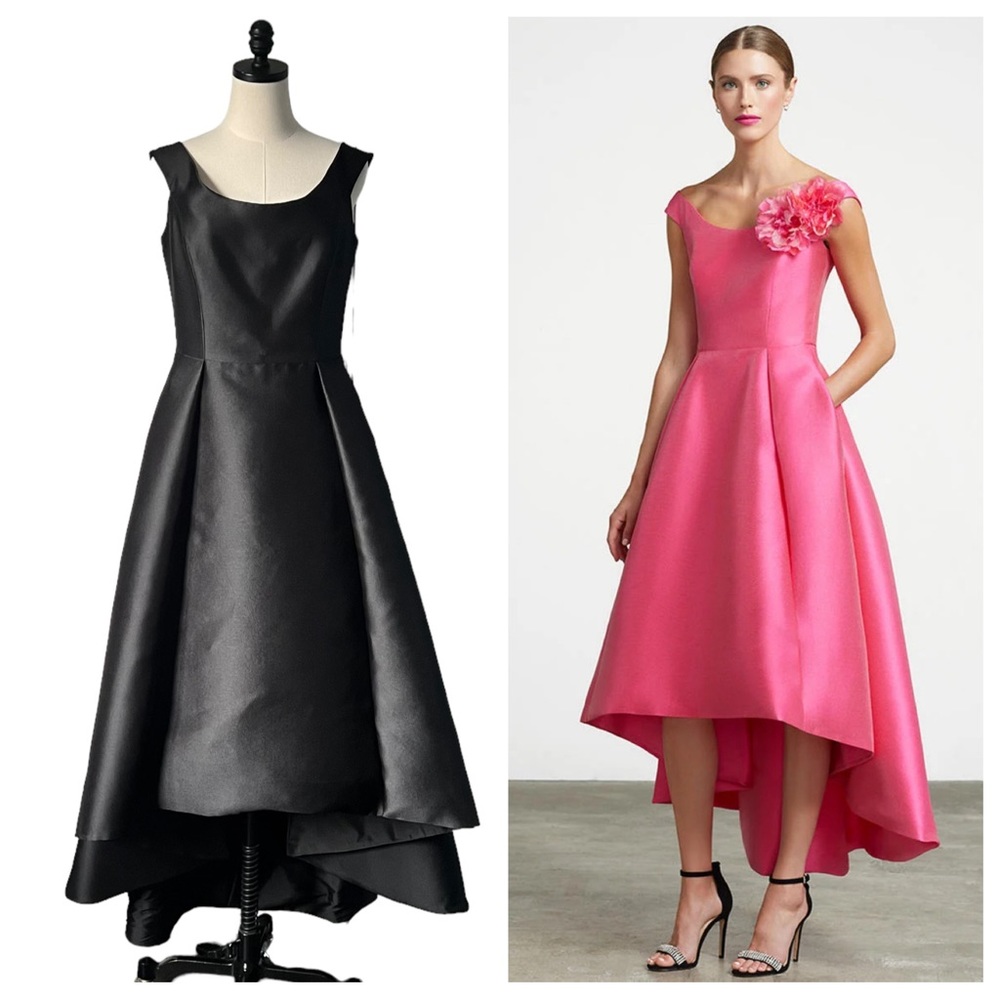 Frascara 3634 High Low Black Cocktail Dress | 10 NWT